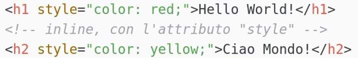 inline CSS