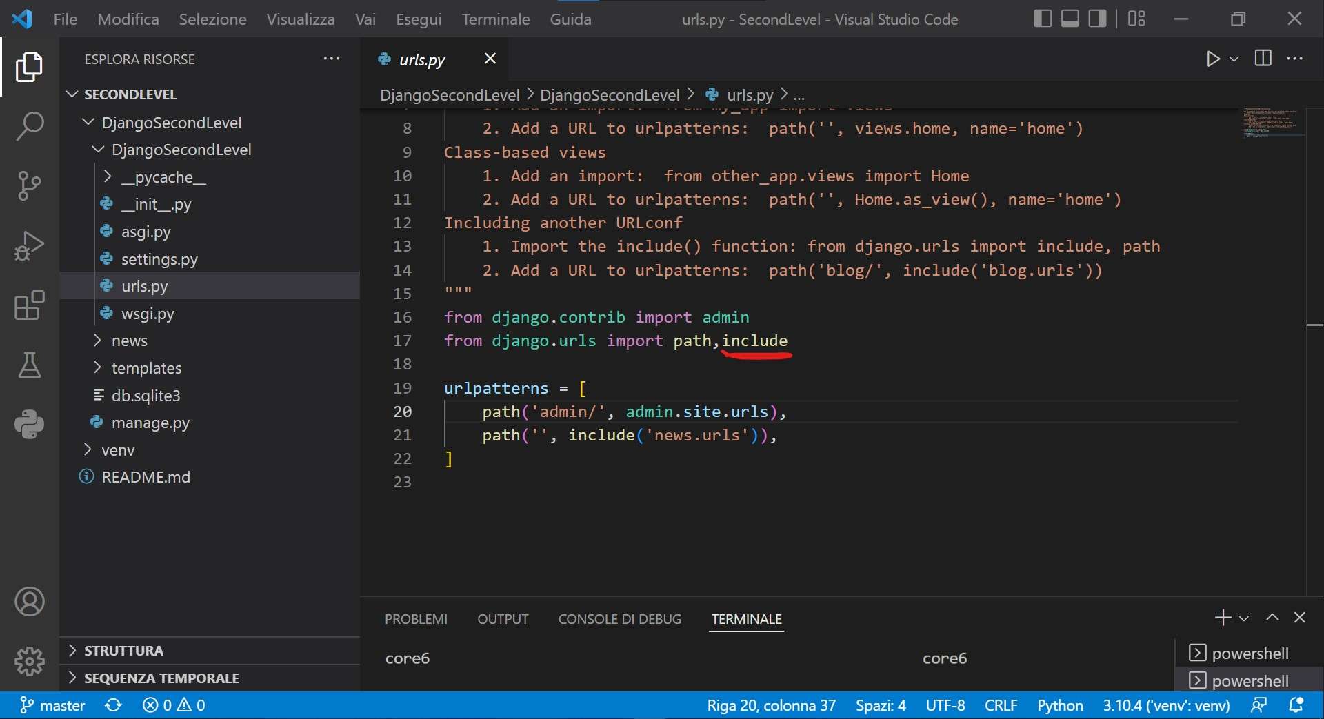 URLS.py Project