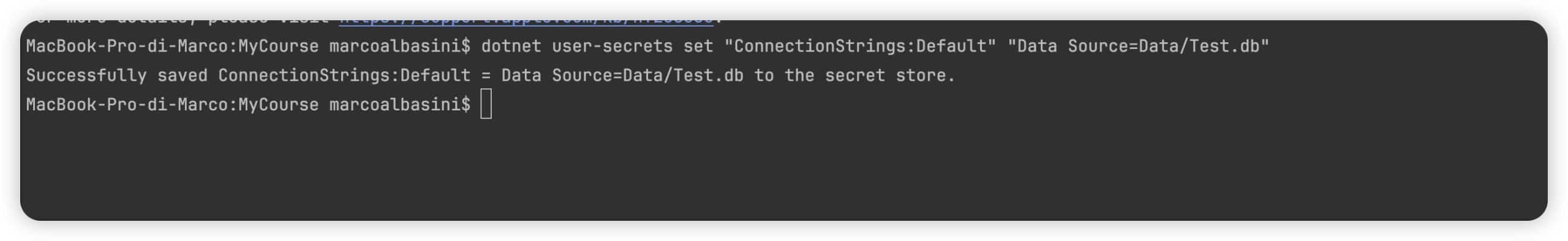 User Secrets