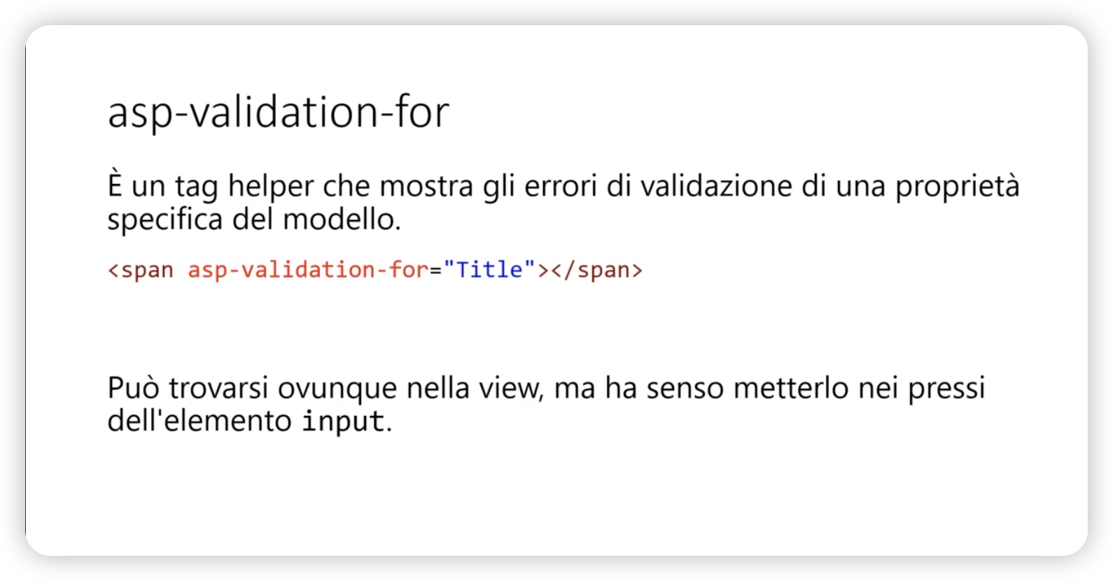 Asp Validation for