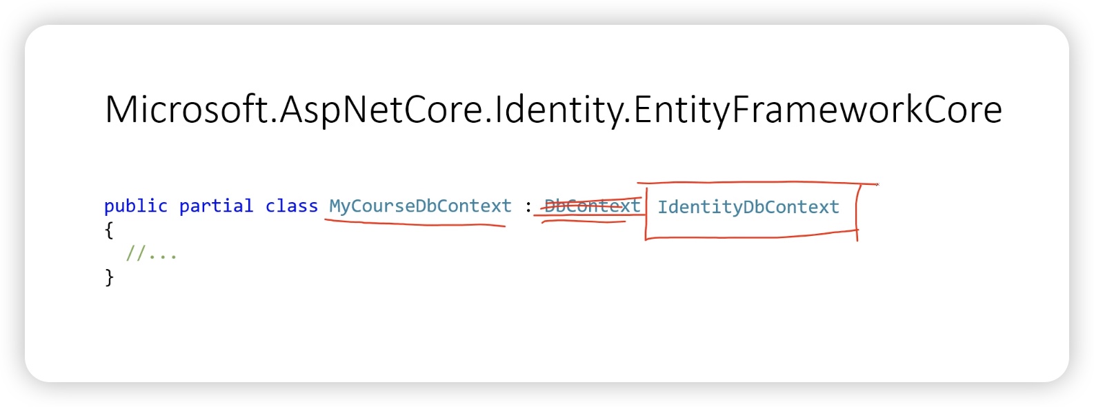 IdentityDbContext